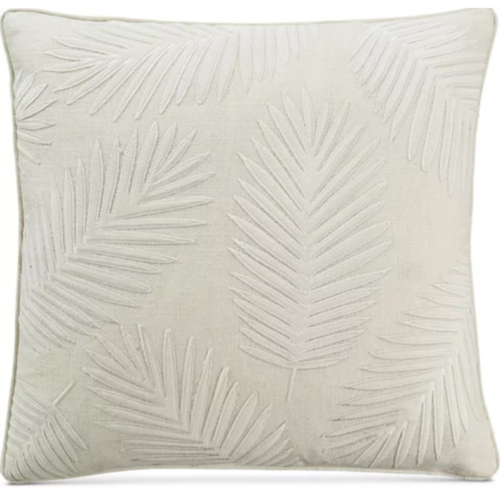 AQUA Zebra Print Decorative Pillow, 20 x 20 gray